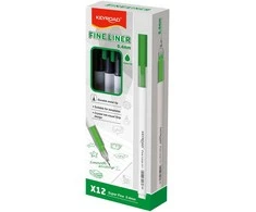 Gelinis rašiklis Keyroad FineLine 0.4mm, žalios spalvos