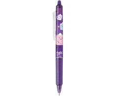 Gelinis rašiklis Pilot Frixion Clicker Fancy Violet 0.7 mm, ištrinamas, mėlynas rašalas