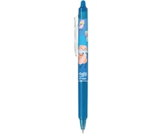 Gelinis rašiklis Pilot Frixion Clicker Fancy šviesiai mėlynas, 0.7 mm, ištrinamas, mėlynas rašalas