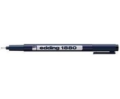 Grafinis rašiklis Edding E-1880, pigmentinis, 0,05mm, juodos spalvos