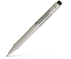 Grafinis rašiklis Faber-Castell Ecco Pigment, 0.5mm, juodos spalvos