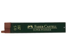 Grafitai Faber-Castell Super-Polymer 0,5mm 2H