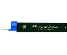 Grafitai Faber-Castell Super Polymer, 0.7mm, B, 12vnt.