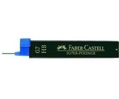 Grafitai Faber-Castell Super Polymer, 0.7mm, B, 12vnt.