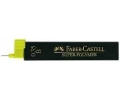 Grafitai Faber-Castell Super Polymer, B, 0.35mm, 12 vnt.