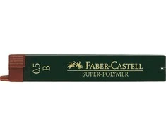 Grafitai Faber-Castell Super Polymer. B. 0.5mm. 12 vnt.