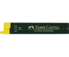 Grafitai Faber-Castell Super Polymer, H, 0.35mm, 12 vnt.