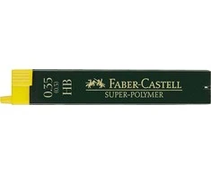 Grafitai Faber-Castell Super Polymer, HB, 0.35mm, 12 vnt.