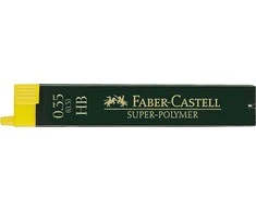 Grafitai Faber-Castell Super Polymer, HB, 0.35mm, 12 vnt.