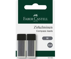 Grafitai skriestuvui Faber-Casell, H, 2x6vnt