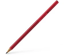 Grafitinis pieštukas Faber-Castell Grip 2001 Two Tone, B, raudonos spalvos