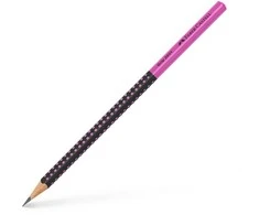 Grafitinis pieštukas Faber-Castell Grip 2001 Two Tone, rožinės spalvos