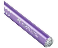 *Grafitinis pieštukas Faber-Castell Jumbo Sparkle, violetinės spalvos