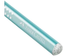 Grafitinis pieštukas Faber-Castell Jumbo Sparkle, turkio spalvos