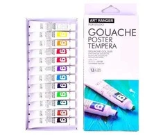 Guašas Art Rangers 12 spalvų 12 ml tūbelėje