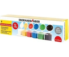 Guašas EberhardFaber, 25ml, 6 spalvų