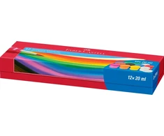Guašas Faber-Castell, 20ml, 12 spalvų