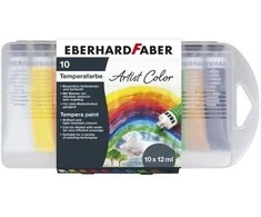 Guašas EberhardFaber 10 spalvų x 18ml