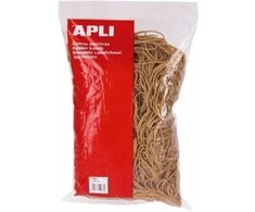 Gumelės Apli, 100x2mm, 100g, natūralios spalvos