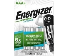 Įkraunami elementai Energizer HR03, AAA 800mAh, 4 vnt