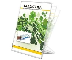 Informacinis laikiklis L formos Panta Plast, A4, vertikalus, kieto plastiko
