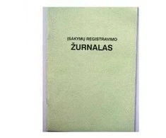 Įsakymų registras, A4, vertikalus, 24 lapų