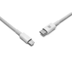 Kabelis REAL-EL MFI PD USB tipas C - Lightning TPE baltas 1m, TPE