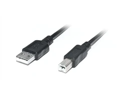 Kabelis REAL-EL USB 2 juodos spalvos 2m