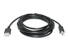 Kabelis REAL-EL USB 2 juodos spalvos 2m