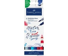 Faber-Castell – Gofa Aqua Dual Marker Lettering Set Sea (164519)
