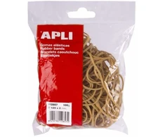 Kanceliarinės gumelės Apli, 120x2mm, 100g, natūralios spalvos