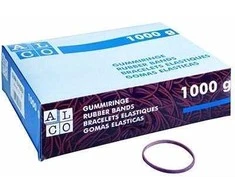 Bingo Kanceliarinės gumelės, LFL130x1,5x1,5mm, skersmuo 80mm/85mm, 1kg