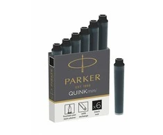 Rašalo kapsulės Parker Quink Mini 6 vnt. - 1950407