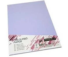 Kartonas College, A4, 160g/m2, levandų violetinės spalvos, LA12, 20lapų