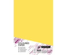 Kartonas College A4/20l, 160g/m2, kanarėlių geltona, CY39