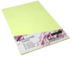 Kartonas College YE23, A4, 160g/m2,20lapų, geltonos spalvos