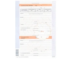 Kasos pajamų orderis, A4, 100 lapų, numeruotas