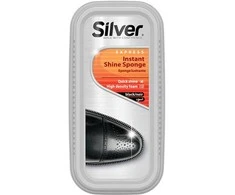 SILVER Kempinėlė batų valymui Sidabrinis, juodos spalvos