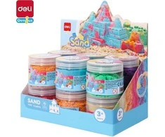 Kinetinis smėlis DELI, 150g., įvairių spalvų