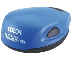 Kišeninis antspaudas Colop Mouse R40, tamsiai mėlynos spalvos