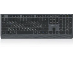 Klaviatūra REAL-EL RK-715W juodos spalvos, belaidė