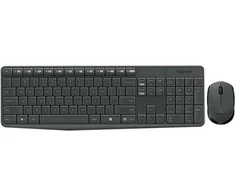 Klaviatūra+pelė LOGITECH MK235 Wireless Keyboard&amp;Pelė Pilkas US