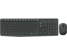 Klaviatūra+pelė LOGITECH MK235 Wireless Keyboard&amp;Pelė Pilkas US