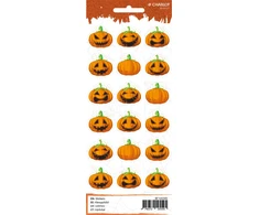 Kleebisetiketid Charlot (Halloween kõrvitsad)
