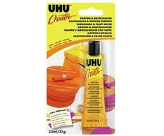 Klijai UHU Creative kartonui ir kraft popieriui 33ml