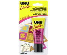 Klijai UHU Creative tekstilės, veltinio ir juostų 38ml