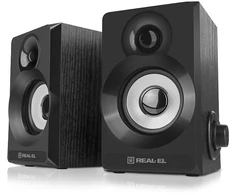 Kolonėlės REAL-EL S-200 juodos spalvos