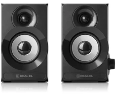 Kolonėlės REAL-EL S-200 juodos spalvos