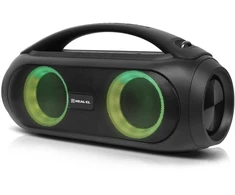 Kolonėlės REAL-EL X-745 juodos spalvos, Bluetooth, nešiojami