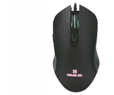 Kompiuterinė pelė REAL-EL RM-550 juodos spalvos